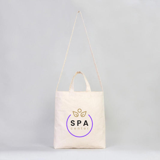 Kanvas Alışveriş Çanta İç Cepli Cift Kulplu Cırtlı Körüklü