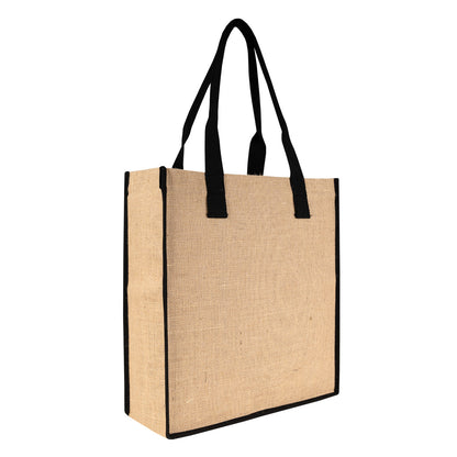 Tam Körüklü Large Jüt Çanta 35x40x12 cm