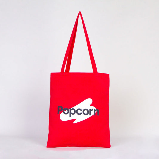 Kırmızı Promosyon Kanvas Çanta - 35x40cm