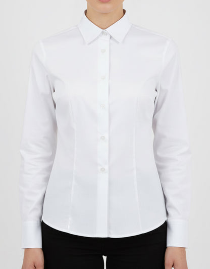 Kadın Beyaz Gömlek – Baskısız, Toptan Satış