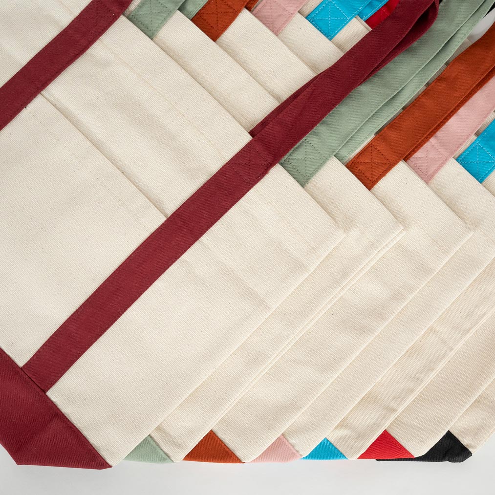 Trend Kanvas Çanta 40x35x12cm - Kahverengi Renkli Kulp - kulp renkleri yakın