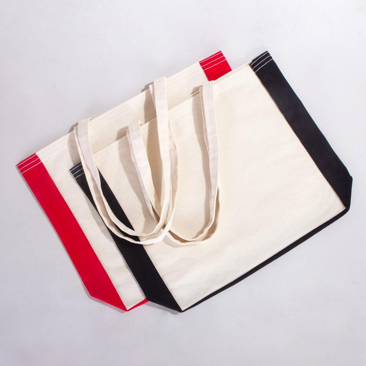 Classic Kanvas Çanta - Kırmızı Tam Körüklü 40x35x10 cm