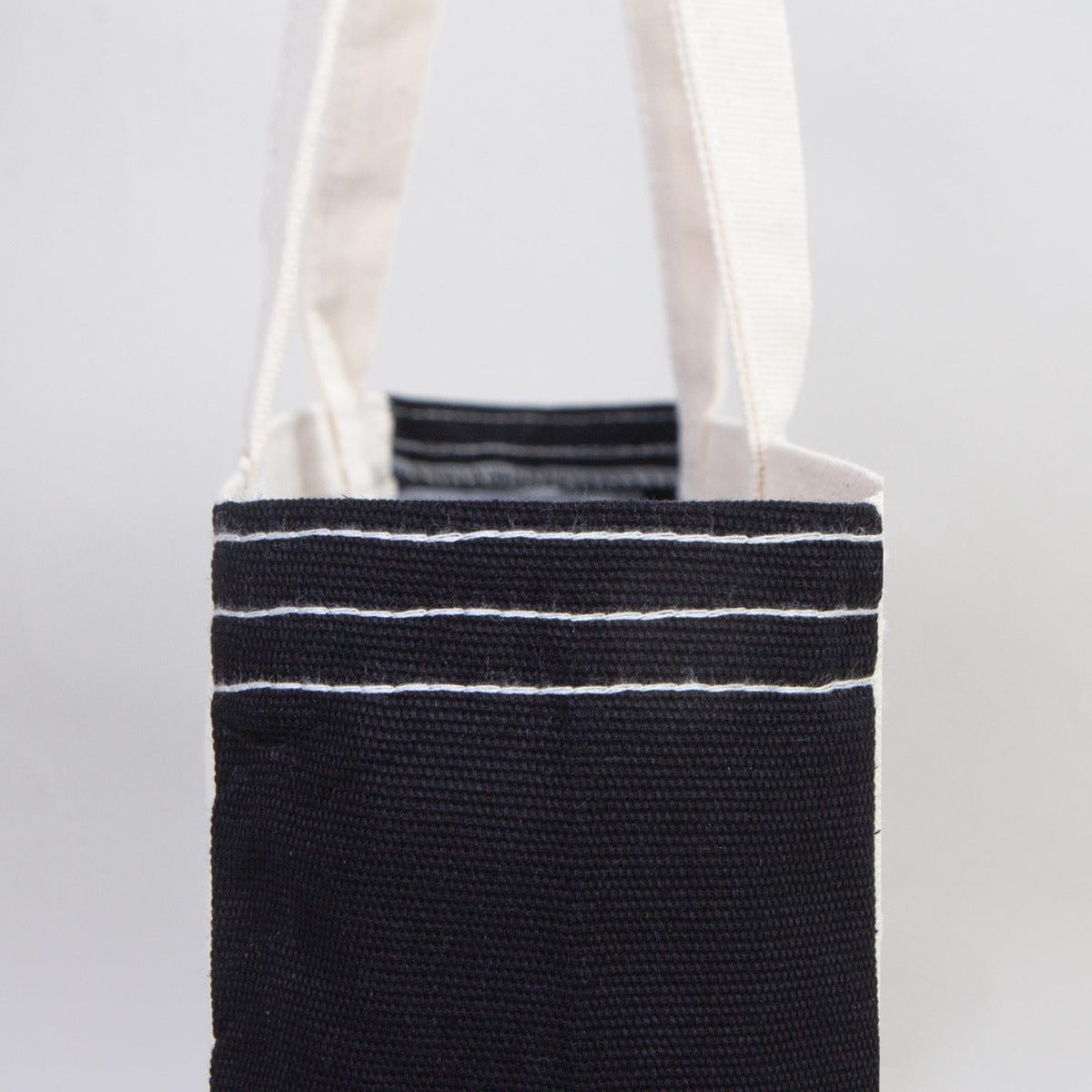 Classic Kanvas Çanta - Siyah Tam Körüklü 40x35x10 cm