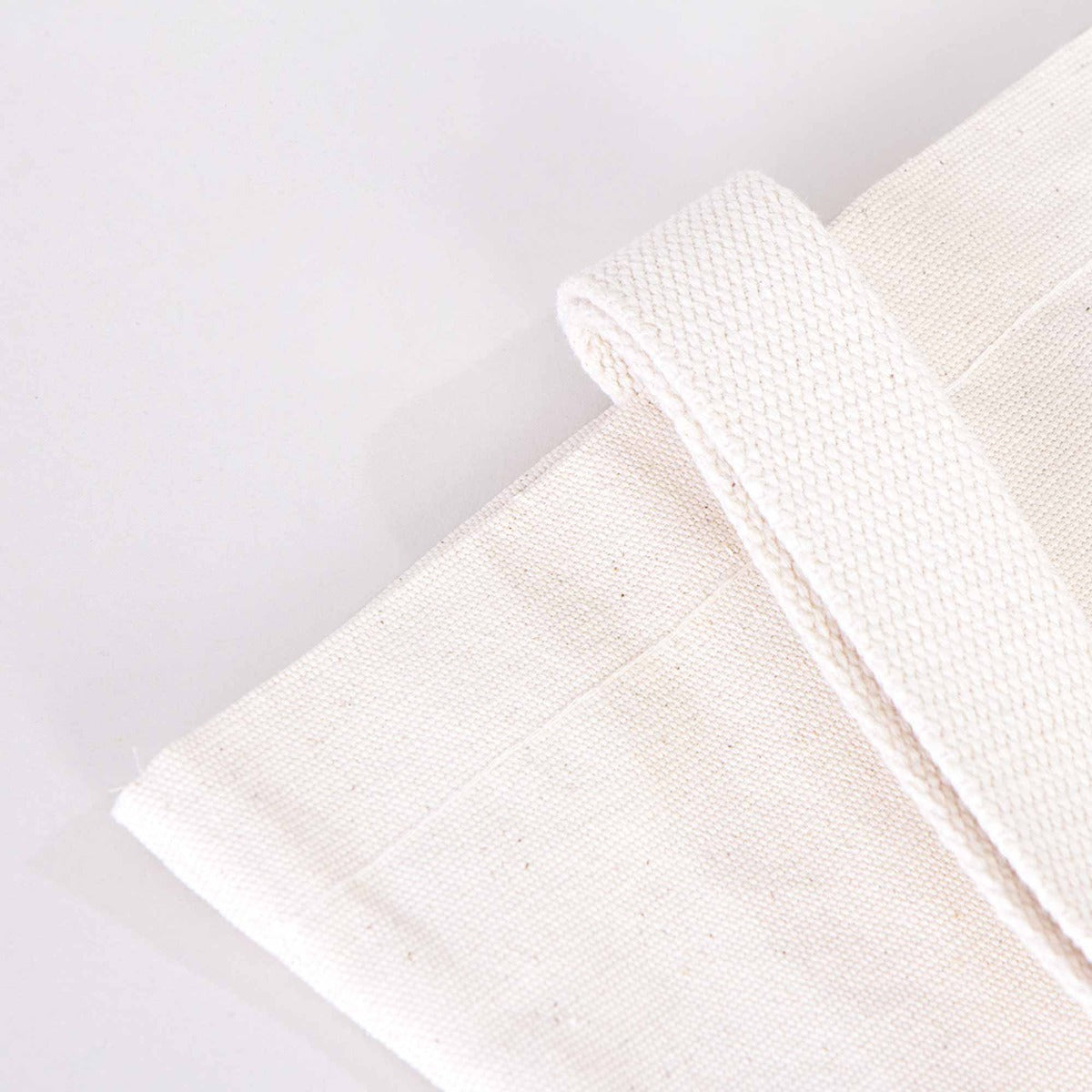 Kanvas Bez Çanta İç Cepli Örgü Kulp - 40x40x10 cm