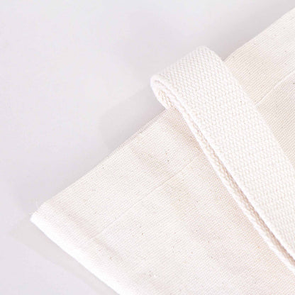 Kanvas Bez Çanta İç Cepli Örgü Kulp - 40x40x10 cm