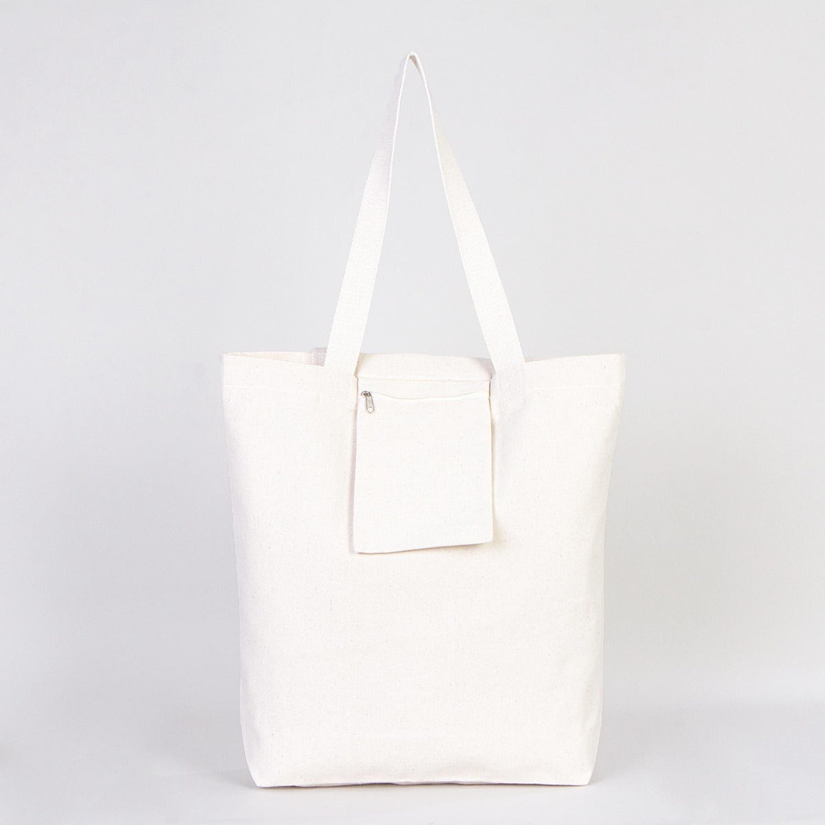 Kanvas Bez Çanta İç Cepli Örgü Kulp - 40x40x10 cm