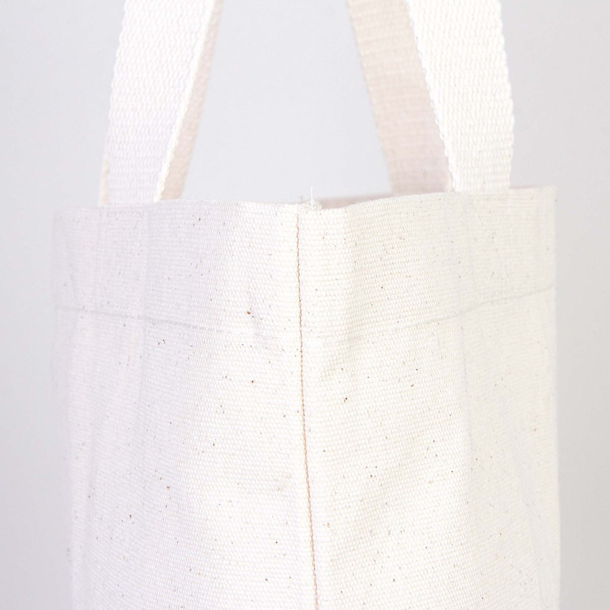 Kanvas Bez Çanta İç Cepli Örgü Kulp - 40x40x10 cm