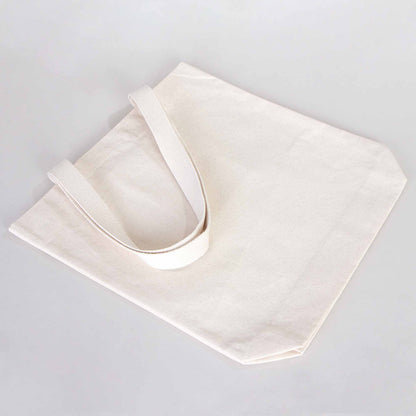 Kanvas Bez Çanta İç Cepli Örgü Kulp - 40x40x10 cm