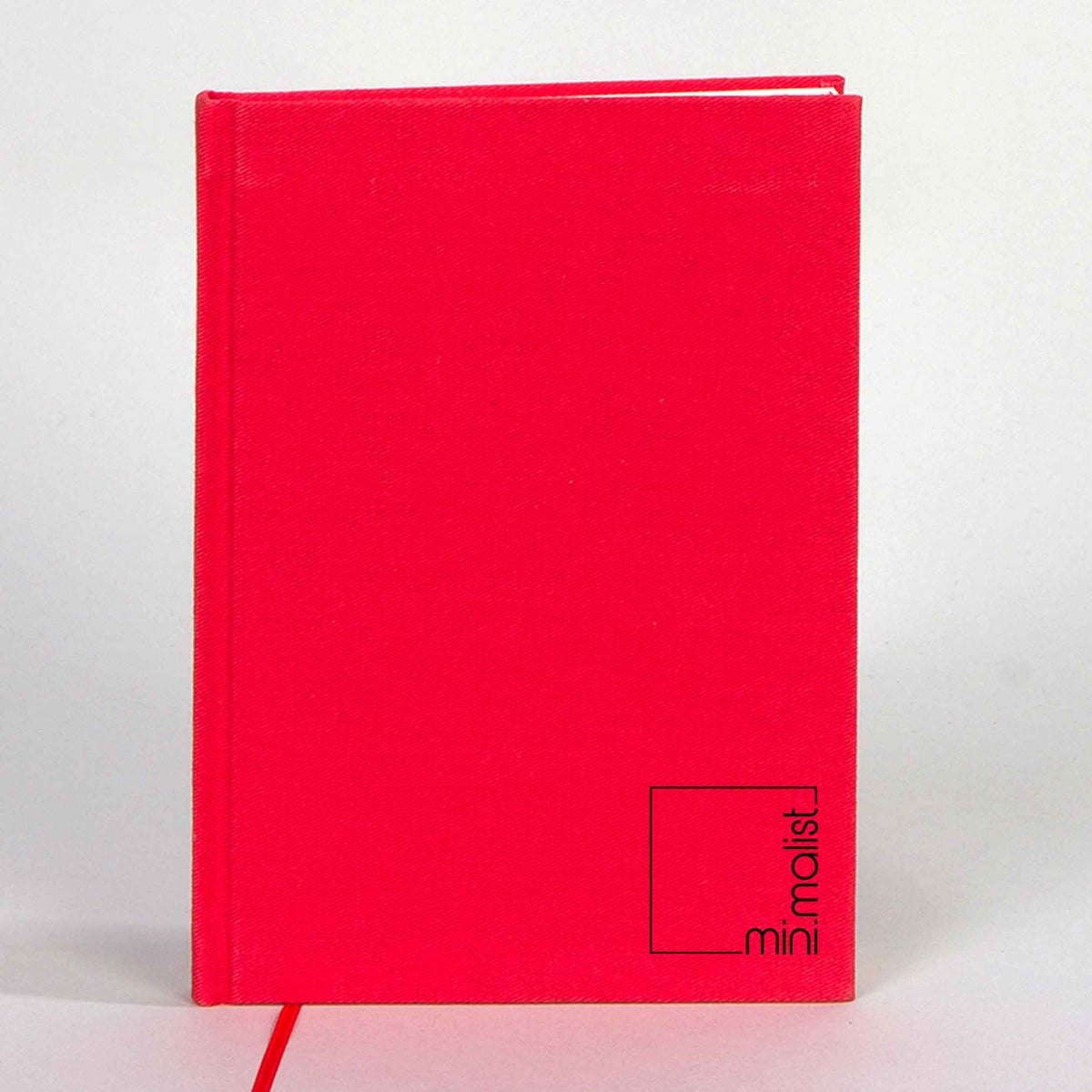 Kanvas Defter Kırmızı 14x20 cm (Özelleştirilebilir)