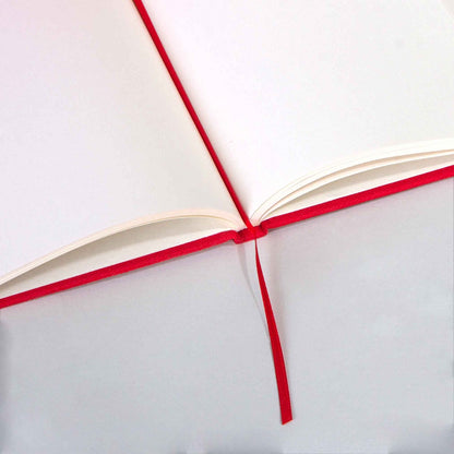 Kanvas Defter Kırmızı 14x20 cm (Özelleştirilebilir)