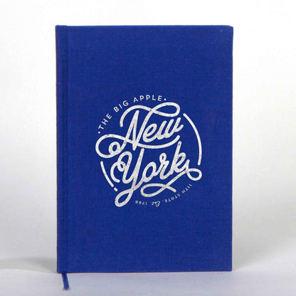 Kanvas Defter Lacivert 14x20 cm (Özelleştirilebilir)