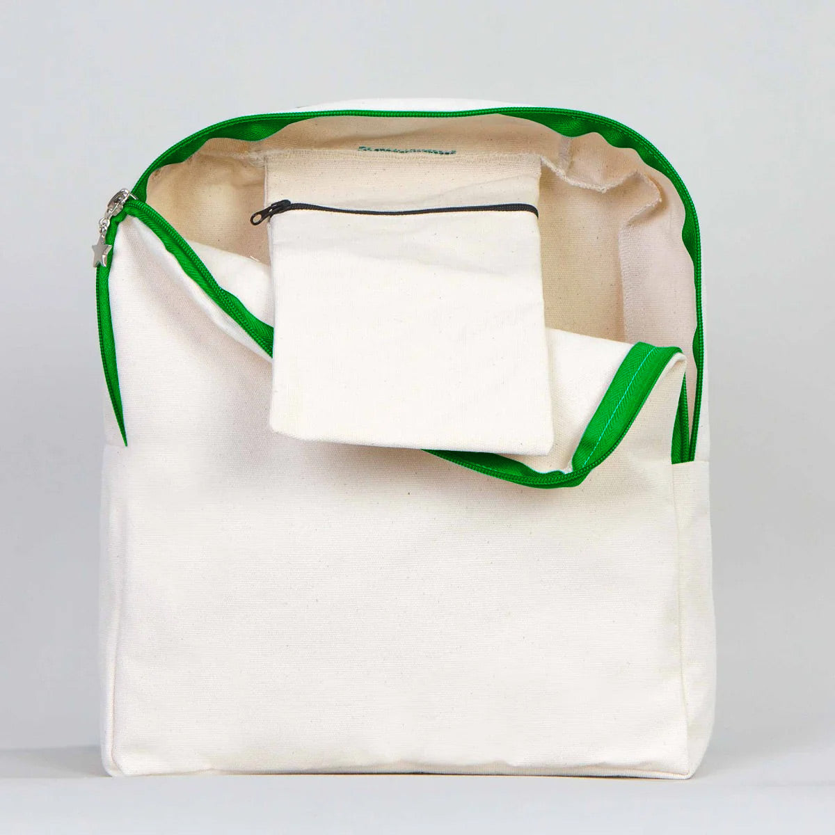 Karne Günü Desenli  Yeşil VIP Kanvas Sırt Çantası – (Özelleştirilebilir)