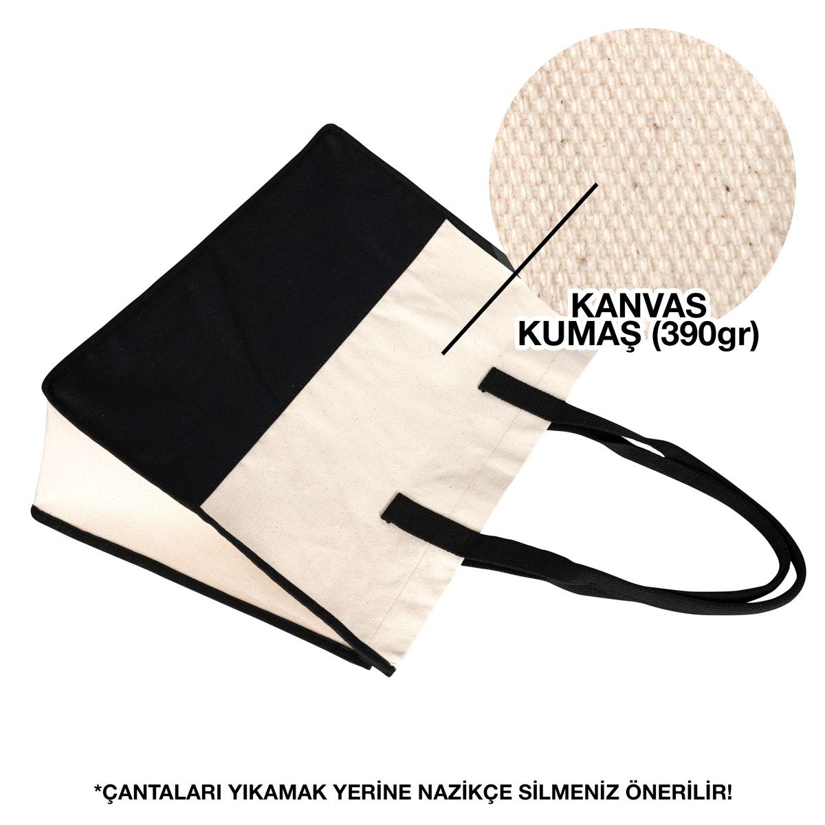 Kadınlar Günü Elite Kanvas Bez Çanta - 390gr - 45x35x19 cm (Özelleştirilebilir)