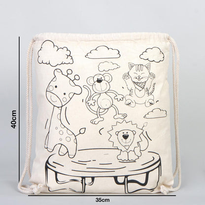 Bammerz Boyanabilir  Büzgülü Bez Çanta Kelebek - Zıpzıp