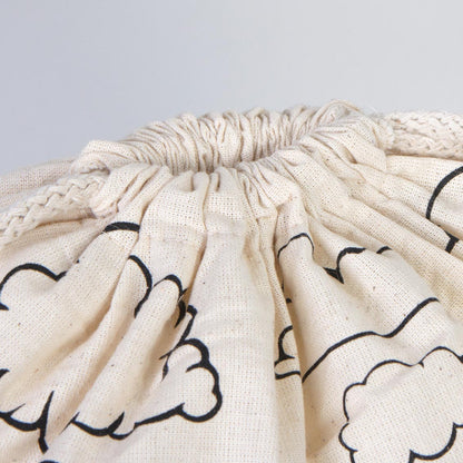 Bammerz Boyanabilir  Büzgülü Bez Çanta Kelebek - Zıpzıp