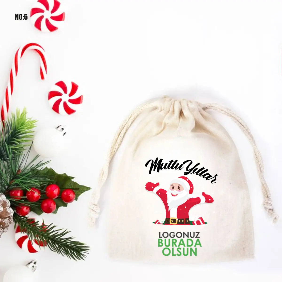 Yılbaşı Kesesi 10x13cm  (Özelleştirilebilir)