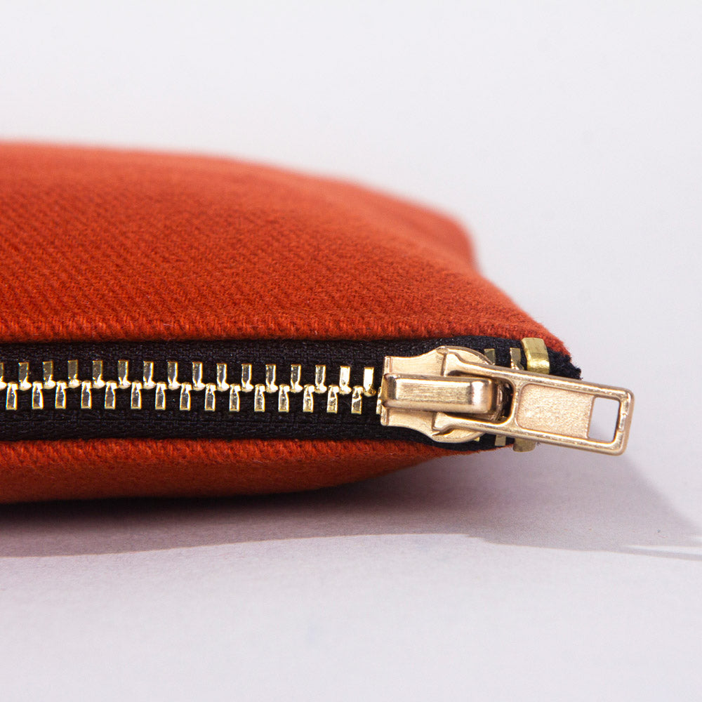 Star Clutch 21x15 Kiremit - Metal Fermuar (Özelleştirilebilir) - istepromosyon.com