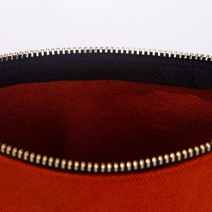 Star Clutch 21x15 Kiremit - Metal Fermuar (Özelleştirilebilir) - istepromosyon.com