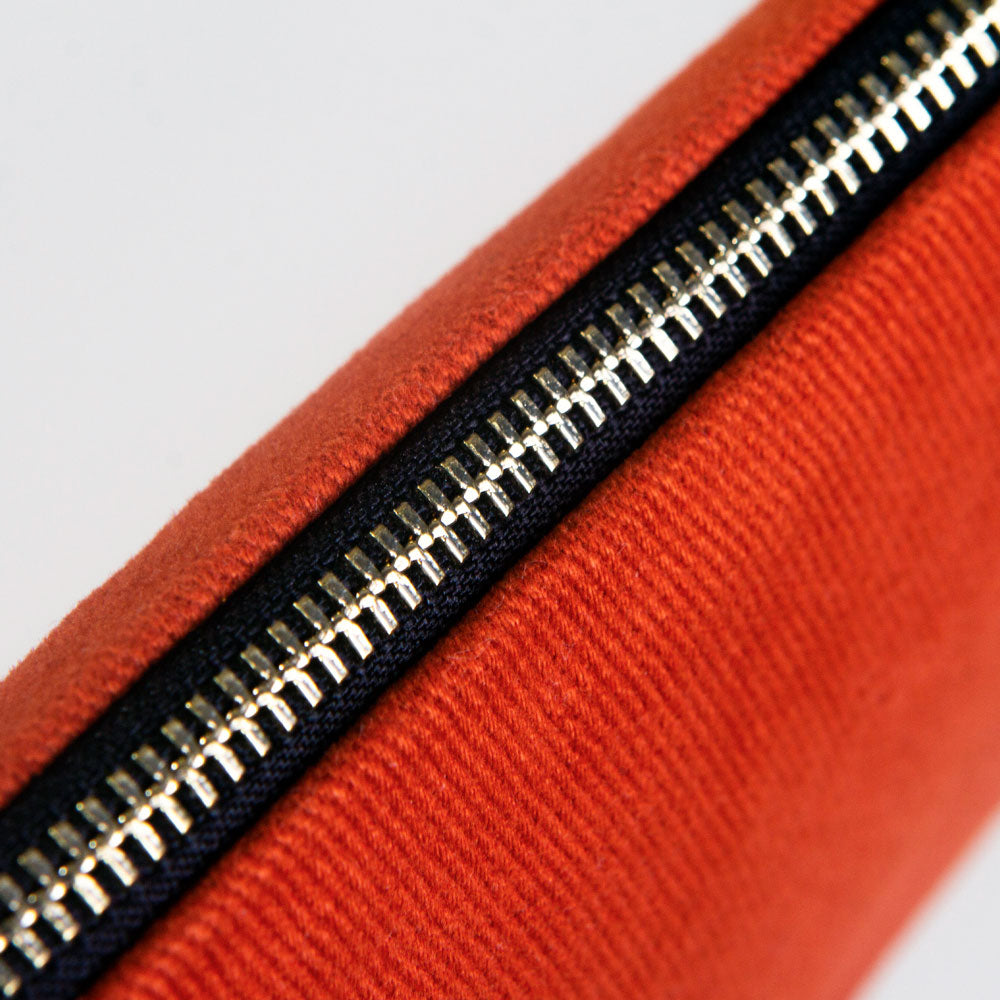 Star Clutch 21x15 Kiremit - Metal Fermuar (Özelleştirilebilir) - istepromosyon.com