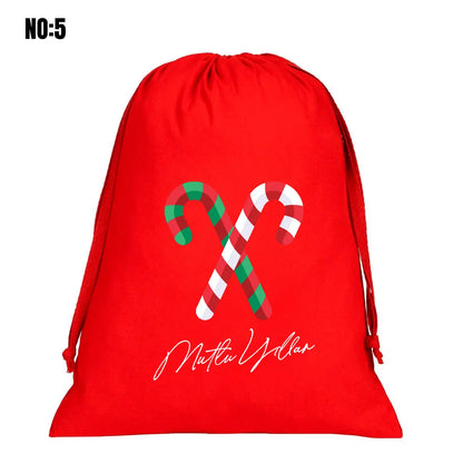 Kırmızı Yılbaşı Kesesi 35x40 cm (Özelleştirilebilir)