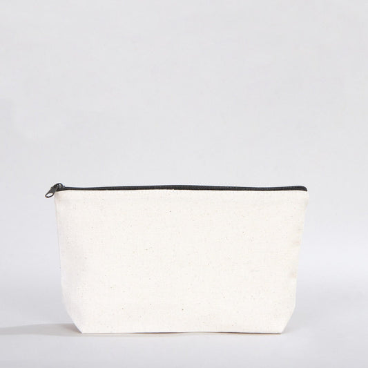 Kanvas Makyaj Çantası - Alttan Körüklü 22x12x7 cm