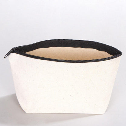 Kanvas Makyaj Çantası - Alttan Körüklü 22x12x7 cm