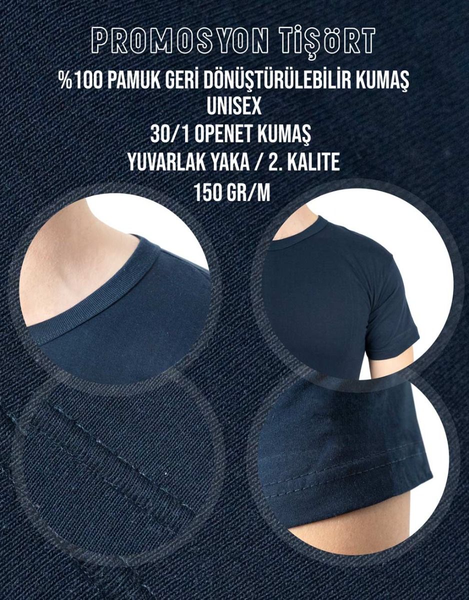 Promosyon Tişört Lacivert