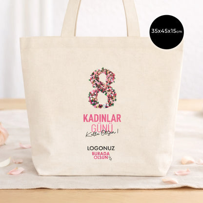 8 Mart Kadınlar Günü’ne Özel Hediyelik Laminated Kanvas Çanta