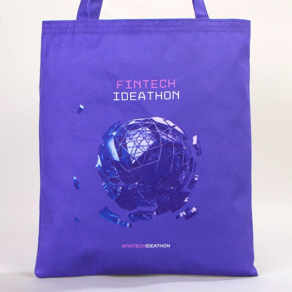 Renkli Tasarımlı Tam Zemin Baskılı Lamineli Bez Çanta - 35x40cm