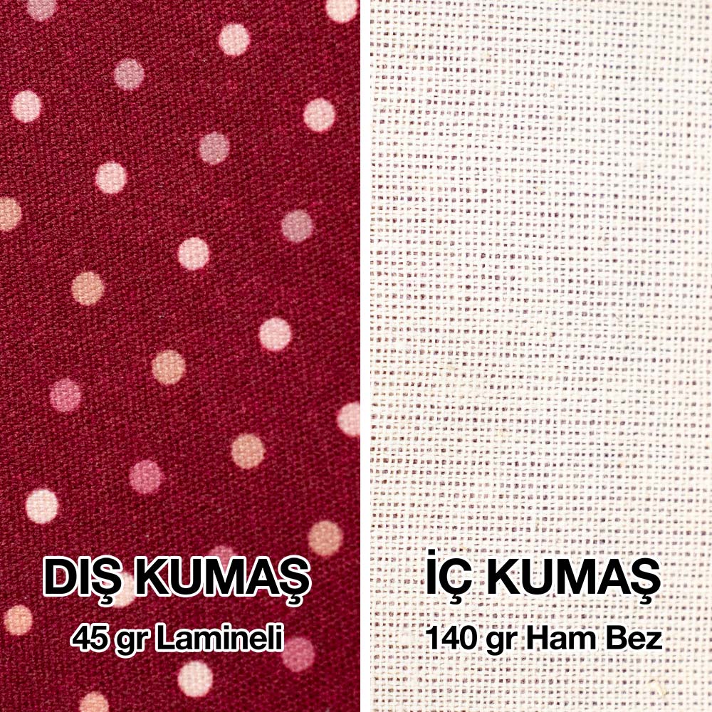 Tam Zeminli Süblimasyon Bez Çanta Lamineli Özel Üretim -  35x40cm