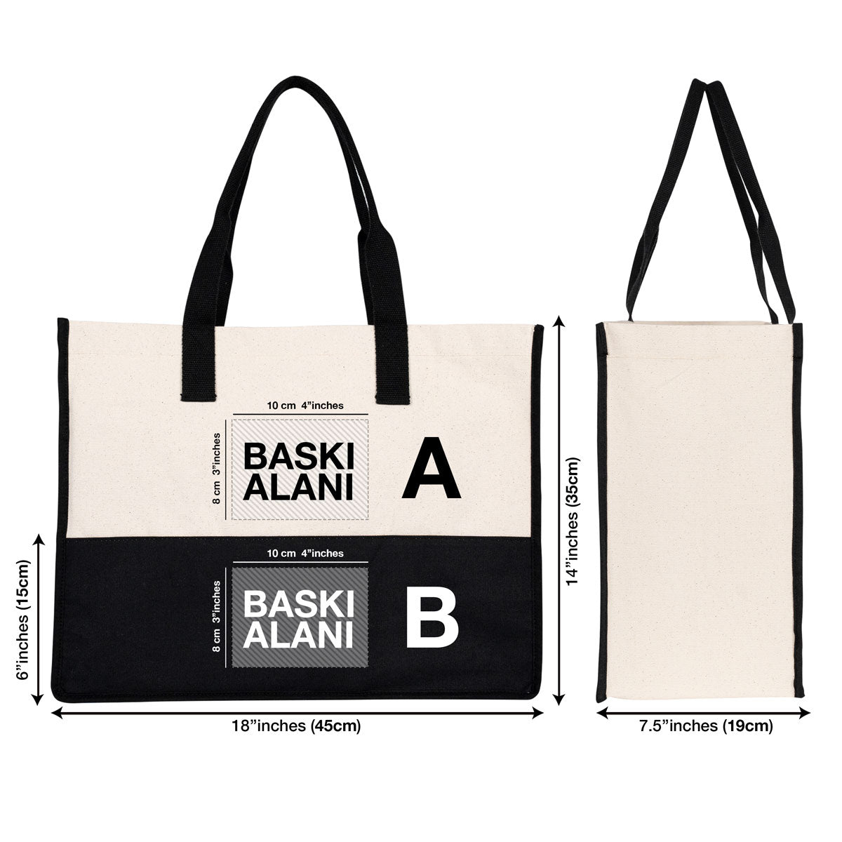 Kadınlar Günü Elite Kanvas Bez Çanta - 390gr - 45x35x19 cm (Özelleştirilebilir)