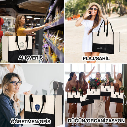 Kadınlar Günü Elite Kanvas Bez Çanta - 390gr - 45x35x19 cm (Özelleştirilebilir)