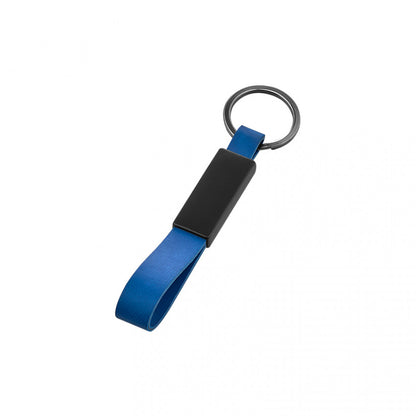 Metal Gövdeli Suni Deri Anahtarlık Çift Taraflı 2397