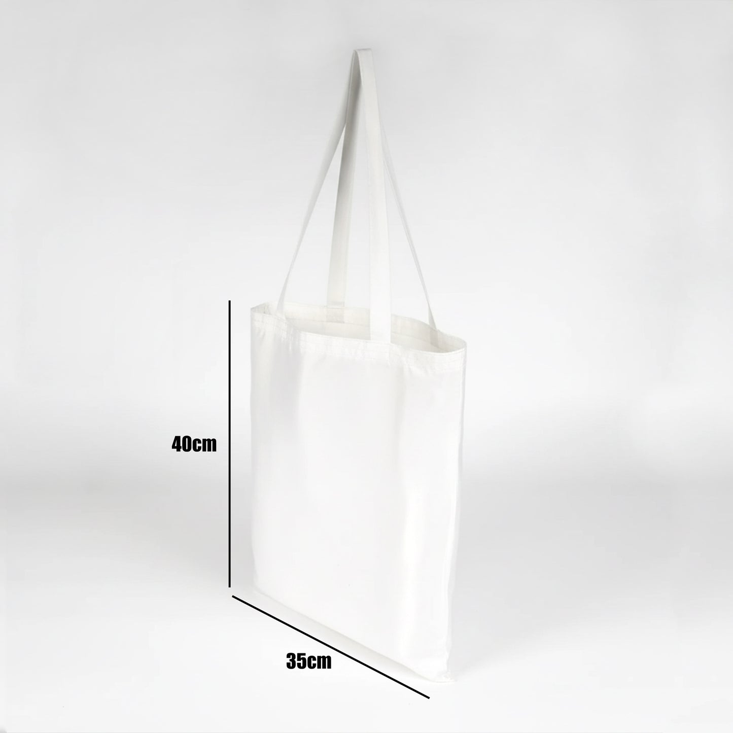 Baskısız Micro Polyester Çanta Toptan – Beyaz Promosyon Çanta