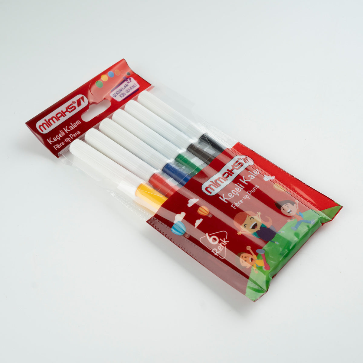 Mimaks / Keçeli Kalem 6'lı Pvc