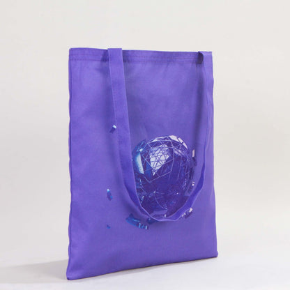 Renkli Tasarımlı Tam Zemin Baskılı Lamineli Bez Çanta - 35x40cm