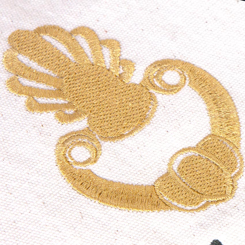 Özel Nakış Baskılı Clutch - 30x21 cm