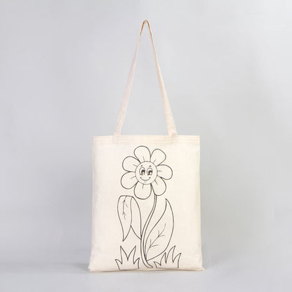 Bammerz Hambez 35x40 cm Ayçiçek - Çocuk Boyama Çanta