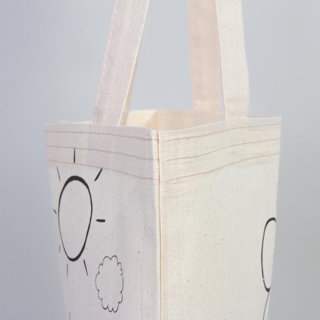 Bammerz Hambez 35x40 cm Ayçiçek - Çocuk Boyama Çanta