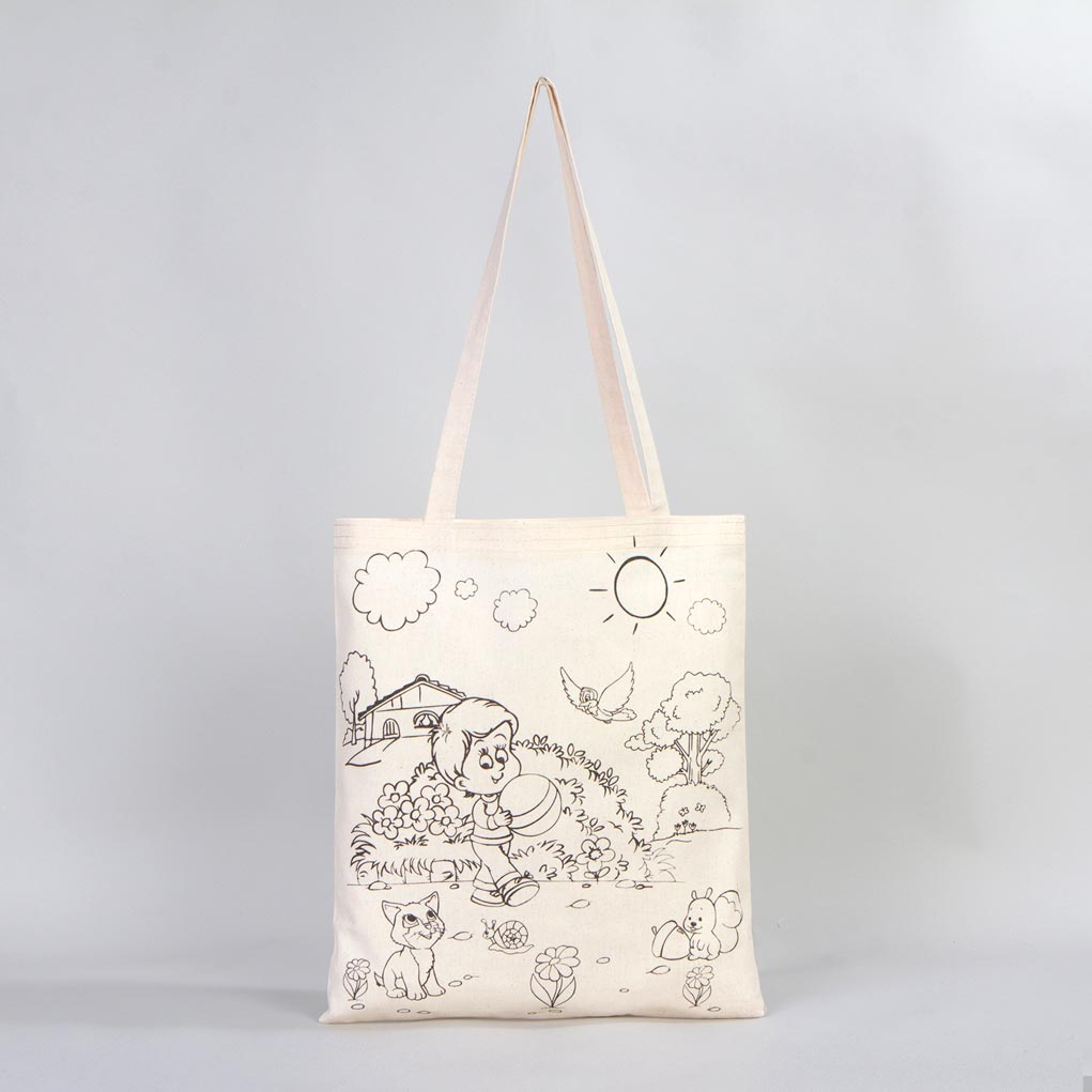 Bammerz Hambez 35x40 cm Ayçiçek - Çocuk Boyama Çanta