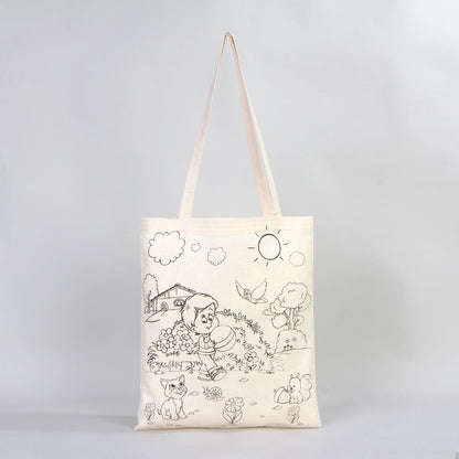 Bammerz Hambez 35x40 cm Ayçiçek - Çocuk Boyama Çanta