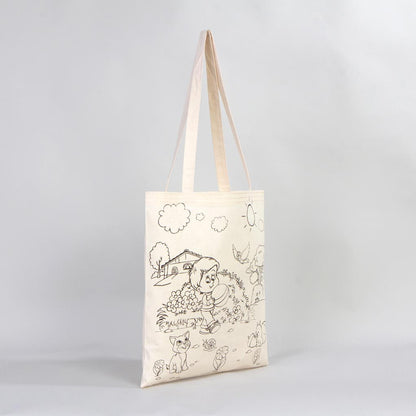 Bammerz Hambez 35x40 cm Ayçiçek - Çocuk Boyama Çanta