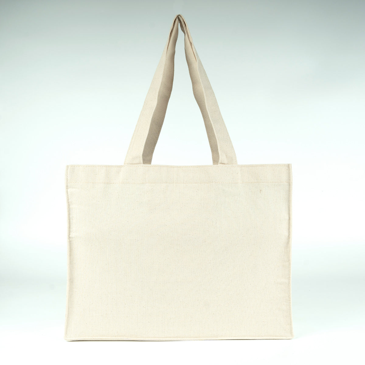 Tam Körüklü Kanvas Çanta - Cepli - 45x35x10 cm