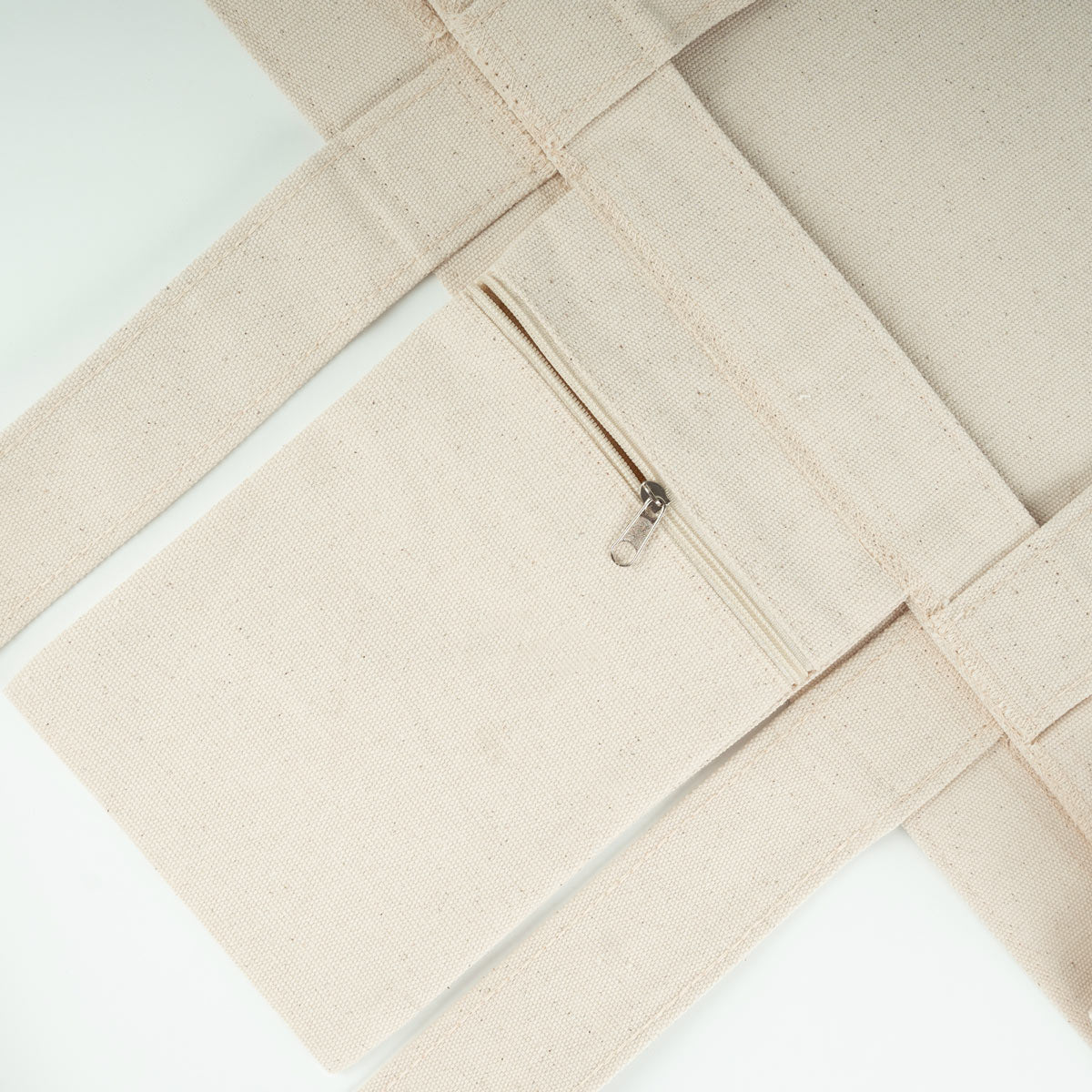 Tam Körüklü Kanvas Çanta - Cepli - 45x35x10 cm (Özelleştirilebilir)