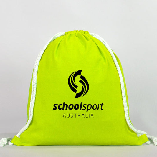 İp Büzgülü Bez Sırt Çantası Büyük Boy 40x50cm