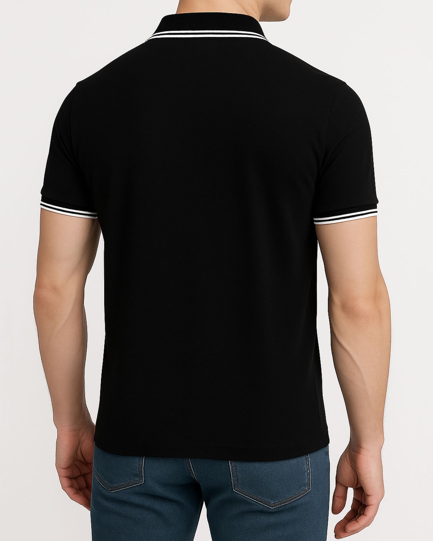 Premium Polo Yaka Tişört Siyah