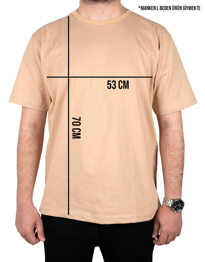 Premium Tişört Bej (Özelleştirilebilir)