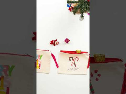 Yılbaşı Clutch 21x15 cm Yeşil Fermuar (Özelleştirilebilir)