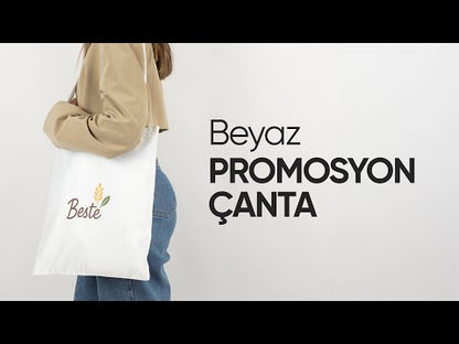 Baskısız Micro Polyester Çanta Toptan – Beyaz Promosyon Çanta