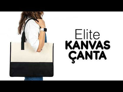Kadınlar Günü Elite Kanvas Bez Çanta - 390gr - 45x35x19 cm (Özelleştirilebilir)